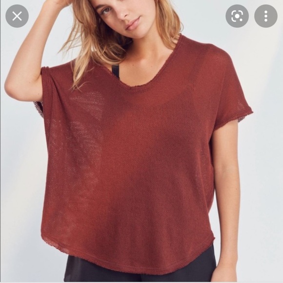 Urban Outfitters Frankie Oversize Thermal Top XS - Picture 4 of 13